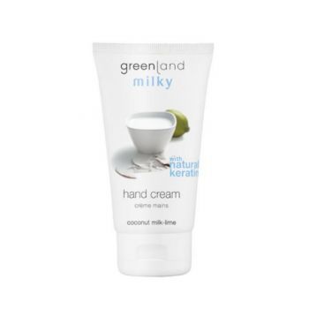 Crema maini lapte cocos si lime, Greenland, 75 ml ieftina