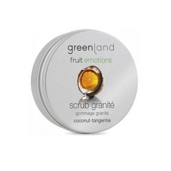 Exfoliant corporal granita, cu cocos si mandarine, Greenland, 200 ml