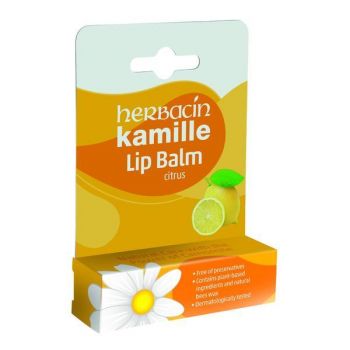 Balsam de buze cu citrice si musetel 4.8 gr, Herbacin