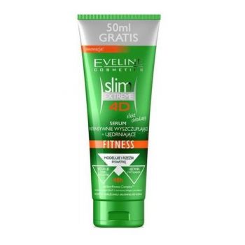 Ser crema anticelulitic, Eveline Cosmetics, Gold Slim Extrem 4D Pentru Modelare, 250 ml