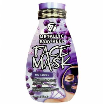 Masca Metalica cu Retinol, W7 Metallic Easy-Peel Face Mask, 10 g