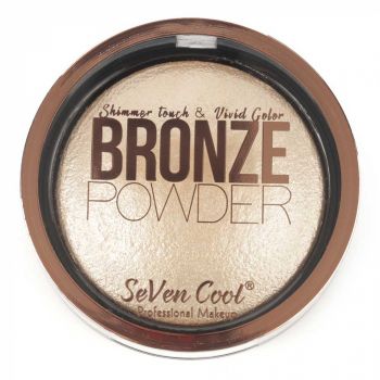 Pudra Profesionala Iluminatoare, Seven Cool, Bronze Powder, Shimmer Touch, 01 Vanilla