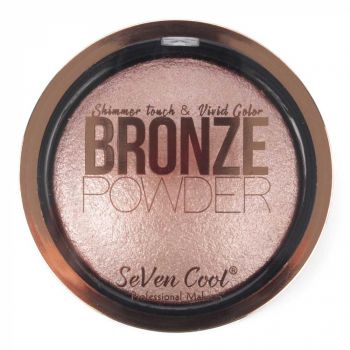 Pudra Profesionala Iluminatoare, Seven Cool, Bronze Powder, Shimmer Touch, 03 Rose Quartz