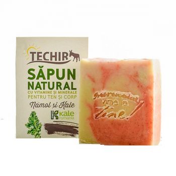 Sapun Natural cu Namol si Kale Techir, 120 g