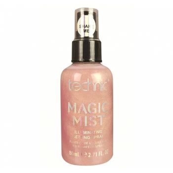 Spray Iluminator Fixare Machiaj Technic Magic Mist Illuminating Setting Spray, Rose Gold, 80 ml