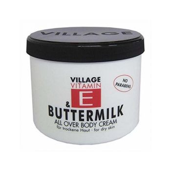 Crema de corp cu Vitamina E Buttermilk Special, Village Cosmetics, 500 ml