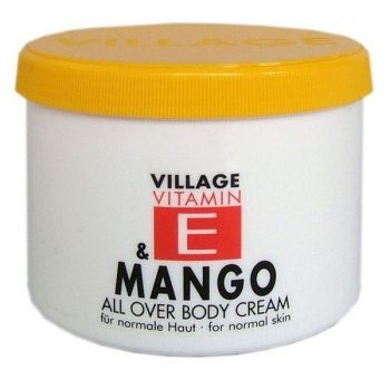 Crema de corp cu Vitamina E si Mango, Village Cosmetics, 500 ml
