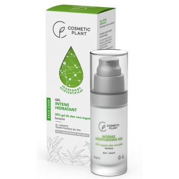 Gel Intens Hidratant 20% Aloe Vera Cosmetic Plant, 30 ml de firma original