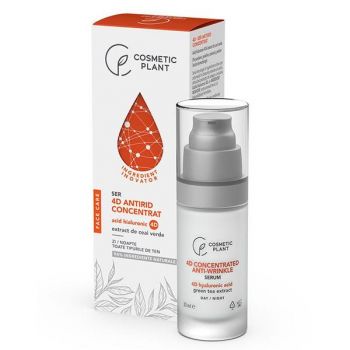 Ser Antirid Concentrat Face Care 4D Cosmetic Plant, 30 ml