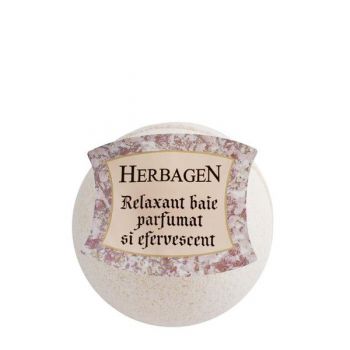 Relaxant de Baie Bath Bomb Parfumat si Efervescent Herbagen, 80 g ieftina