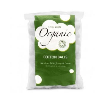 Bile de Vata din Bumbac Organic Macdonald and Taylor, 100 buc Bile de Vata din Bumbac Organic Macdonald and Taylor, 100 buc