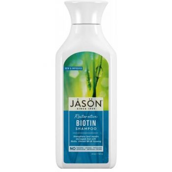 Sampon pentru Intarirea Firelor Despicate Biotin Jason, 473ml