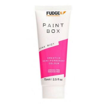 Vopsea de Par Semipermanenta - Fudge Paint Box Pink Riot, 75 ml Vopsea de Par Semipermanenta - Fudge Paint Box Pink Riot, 75 ml