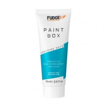 Vopsea de Par Semipermanenta - Fudge Paint Box Turquoise Days, 75 ml de firma originala