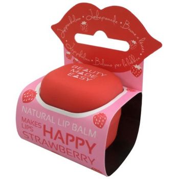 Balsam Natural de Buze cu Capsuni Beauty Made Easy, 6,8 g Balsam Natural de Buze cu Capsuni Beauty Made Easy, 6,8 g