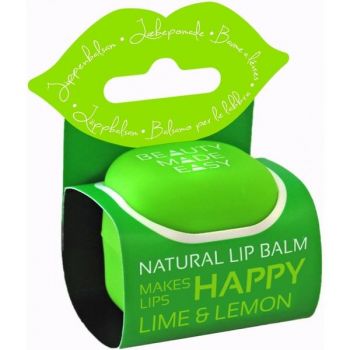 Balsam Natural de Buze cu Lime si Lamaie Beauty Made Easy, 7 g
