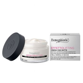 Crema de fata, de noapte, cu efect lifting, ideala pentru toate tipurile de ten, cu unt de Shea si acid hialuronic ieftina