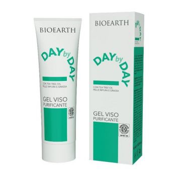 Crema pentru Ten Acneic si Gras Day by Day Bioearth, 50 ml