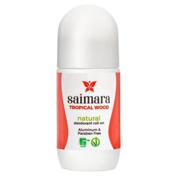 Deodorant Bio cu Bicarbonat Tropical Wood Saimara, 50 ml