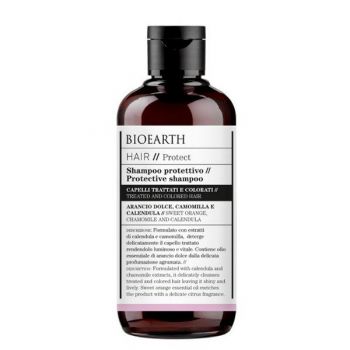 Sampon Bio Protector pentru Par Tratat Chimic Bioearth, 250 ml