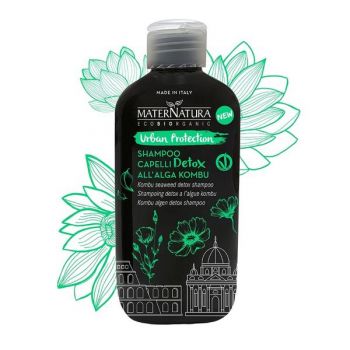 Sampon Detox cu Alga Kombu Urban Protection MaterNatura, 250ml la reducere