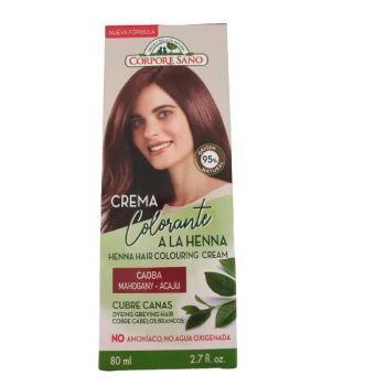 Vopsea Crema Henna Semipermanenta Mahon Corpore Sano, 60ml