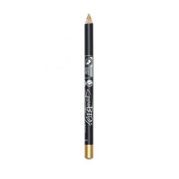 Creion de Ochi Bio Galben-Auriu 45 PuroBio Cosmetics, 1.3g ieftin