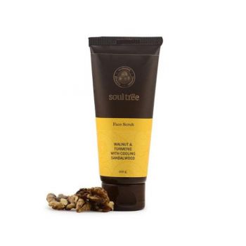 Exfoliant pentru Ten cu Turmeric, Nuca si Santal Soultree, 100ml ieftin