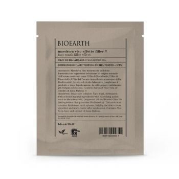 Masca pentru Ten cu Efect Filler - Tip Servetel - Bioearth, 1 buc