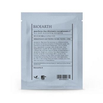 Masca pentru Ten Energizanta cu Suc de Mere -Tip Servetel - Bioearth, 1 buc la reducere