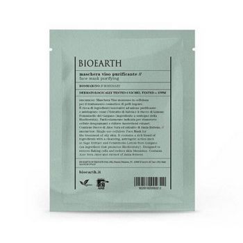 Masca pentru Ten Purificatoare cu Rozmarin -Tip Servetel - Bioearth, 1 buc la reducere