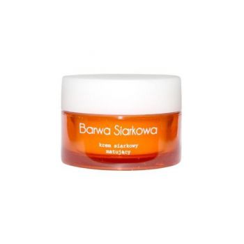 Crema faciala matifianta si antibacteriana cu sulf Barwa, 50 ml