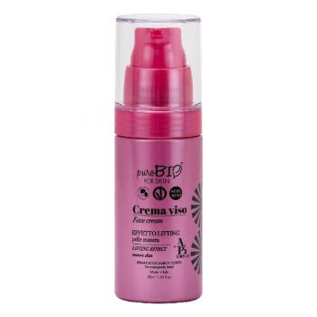 Crema pentru Ten Matur cu Acid Hialuronic PuroBio Cosmetics, 30ml