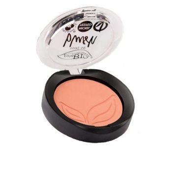 Fard de Obraz Bio Pink Coral 02 PuroBio Cosmetics, 3.5g