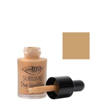 Fond de Ten Sublime Drop Foundation 04 PuroBio Cosmetics, 15ml