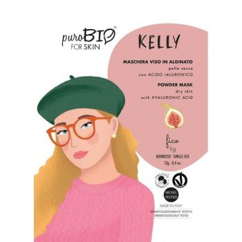 Masca Peel-Off cu Smochine pentru Ten Uscat Kelly PuroBio Cosmetics, 13g