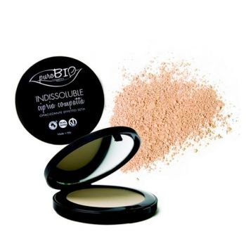 Pudra Matifianta Compacta 04 PuroBio Cosmetics, 9g