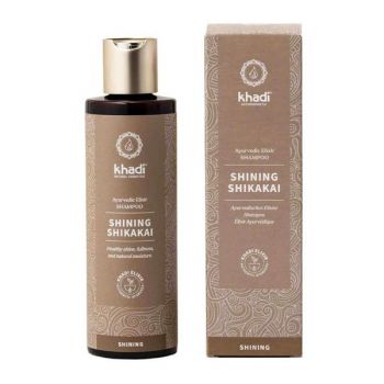 Sampon pentru Hidratare si Stralucire - Khadi Ayurvedic Elixir Shampoo Shining Shikakai, 200 ml