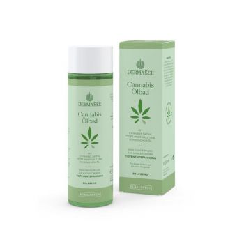 Ulei baie cu ulei de cannabis si eucalipt Dermasel 250 ml