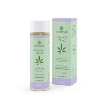 Ulei baie cu ulei de cannabis si salvie Dermasel 250 ml