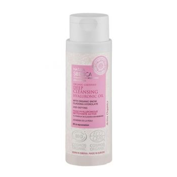 Ulei Hialuronic Anti-age pentru Curatarea Tenului Natura Siberica, 150 ml