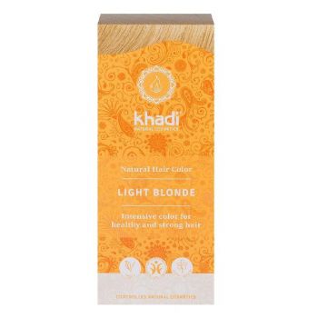 Vopsea de Par Henna pentru Blond Deschis Khadi, 100 g