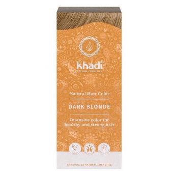 Vopsea de Par Henna pentru Blond Inchis Khadi, 100 g ieftina