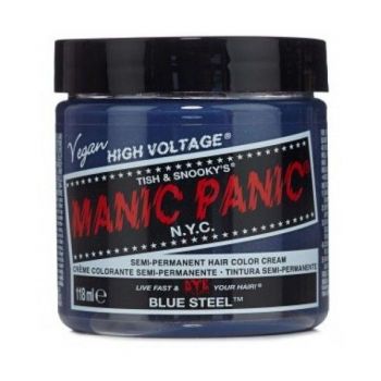 Vopsea Direct Semipermanenta - Manic Panic Classic, nuanta Blue Steel 118 ml la reducere