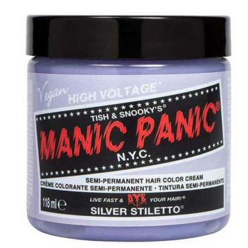 Vopsea Direct Semipermanenta - Manic Panic Classic, nuanta Silver Stiletto 118 ml de firma originala