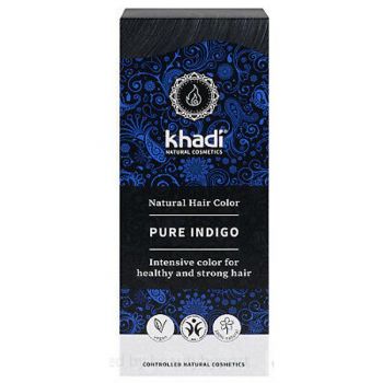 Vopsea Naturala Henna Negru Indigo Khadi, 100 g la reducere