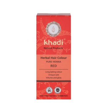 Vopsea Naturala Henna Rosu Khadi, 100 g ieftina