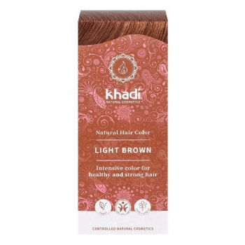 Vopsea Naturala Henna Saten Deschis Khadi, 100 g Vopsea Naturala Henna Saten Deschis Khadi, 100 g