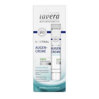Crema de Ochi pentru Ten Sensibil, Alergic si Intolerant Neutral Lavera, 15ml Crema de Ochi pentru Ten Sensibil, Alergic si Intolerant Neutral Lavera, 15ml