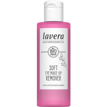 Demachiant Bio pentru Ochi Sensibili cu Aloe Vera si Catina - Lavera Soft Eye Make-up Remover, 100 ml Demachiant Bio pentru Ochi Sensibili cu Aloe Vera si Catina - Lavera Soft Eye Make-up Remover, 100 ml
